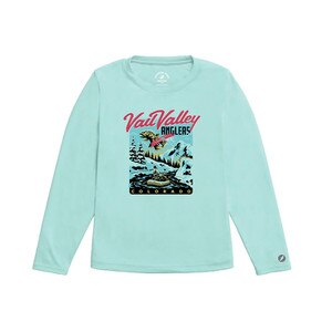 VVA x Lakes Rivers Streams Big Air Brown Trout Crew Kid's in Surf Blue
